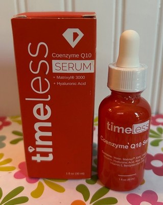 TIMELESS COENZYME Q10 SERUM 1 OZ SEALED Hyalouronic Acid NEW IN BOX