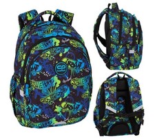 Dreifach unterteilter Schulrucksack für Jungen, Jerry Collection, Skate Night, 1