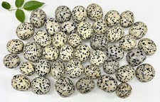 Wholesale Lot 2 Lbs Natural Dalmatian Jasper Tumble Stone Nice Quality Healing