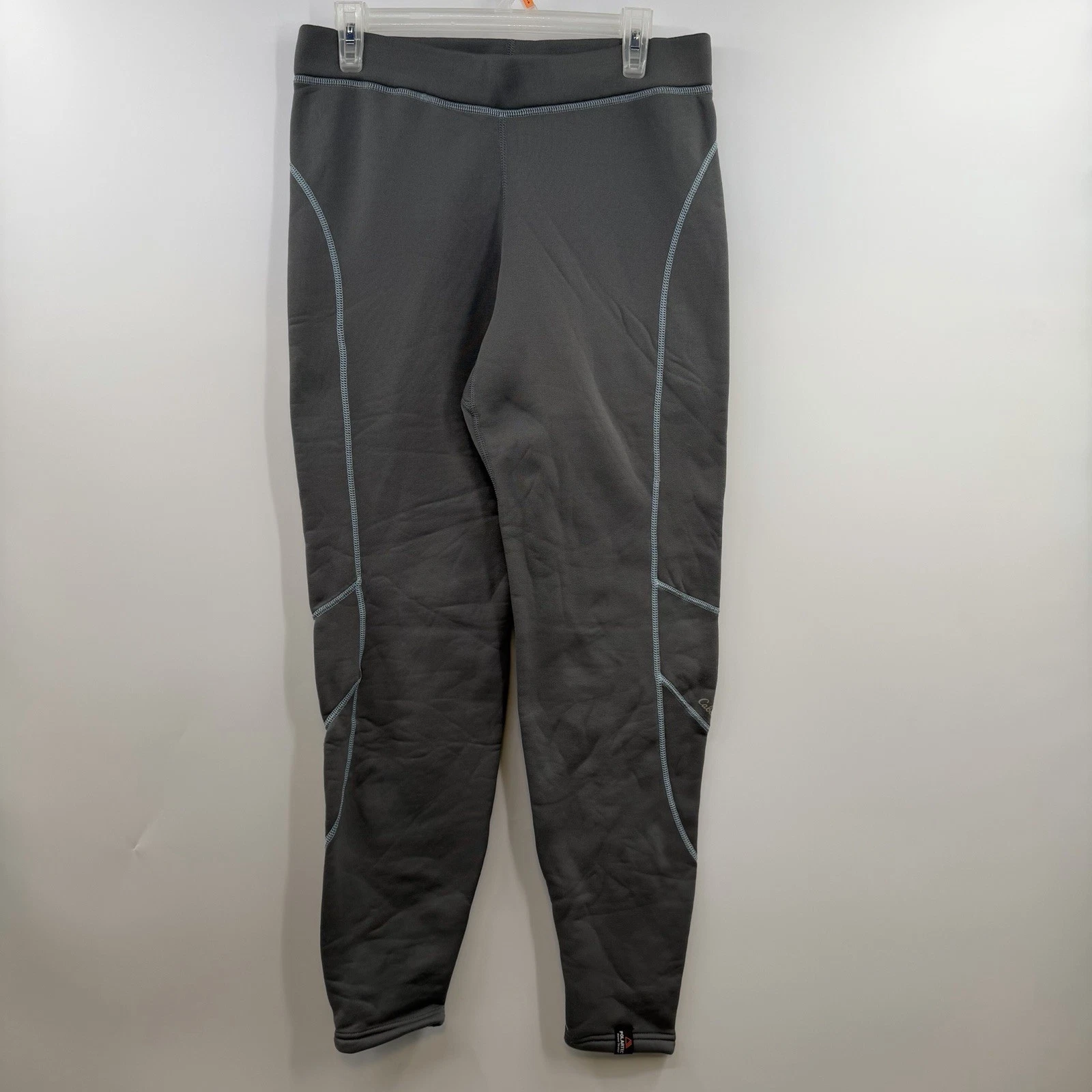Cabela’s Polartec Power Stretch Thermal Leggings XL Gray Base Layer NWT