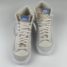 Nike Women's Blazer Mid '77 Vintage White Blue Sneakers Sz 7 105 CZ1055-004 NEW