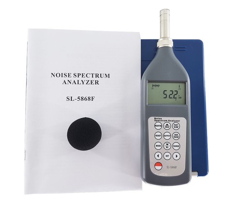 Digital Sound Level Meter Noise Spectrum Analyzer Filter Tester with 25dB-130dB - Picture 1 of 10