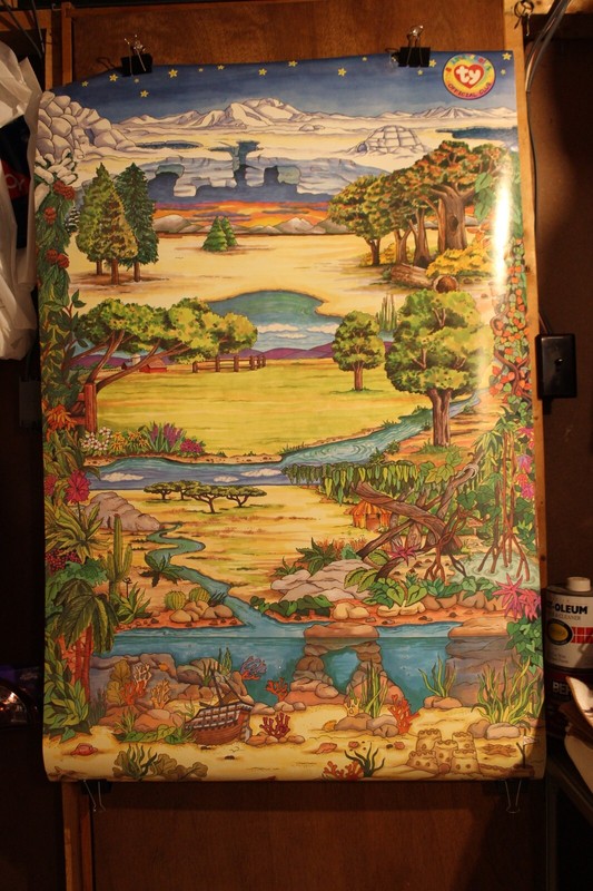 Ty Beanie Babies Official Club Background Poster (Perfect For Framing)