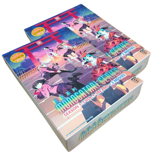 DVD Anime Monogatari Series (Season 1-3) (Vol. 1-102 End) +3 Movies (11-DVD) Box - Picture 14 of 14