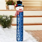39.5" H, Whimsical Snow Gauge Stake, Yard Art, Garden Decor