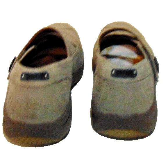 Aravon Revshow Taupe Mary Jane Zapatos Informales Cuero Nubuck Cojín Arco ~ 7.5 B Foto 4 de 4