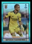 2020-21 Merlin Chrome UEFA #42 Odysseas Vlachodimos Aqua Prism Benfica