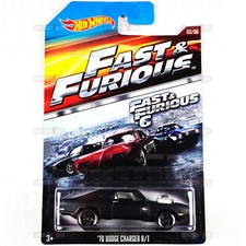 2015 Hot Wheels 70 DODGE CHARGER R/T #03 black - Fast & Furious 6- HW 1:64 CMJ23