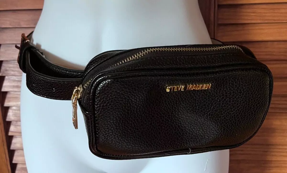 Steve madden top black fanny pack