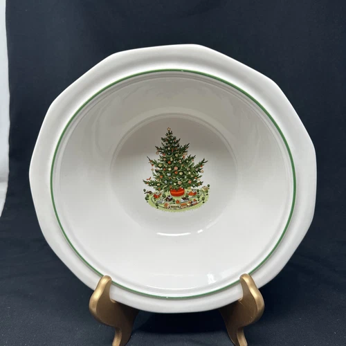 Vintage Pfaltzgraff Christmas Heritage Vegetable Mash Serving Bowl Round 9" VG+