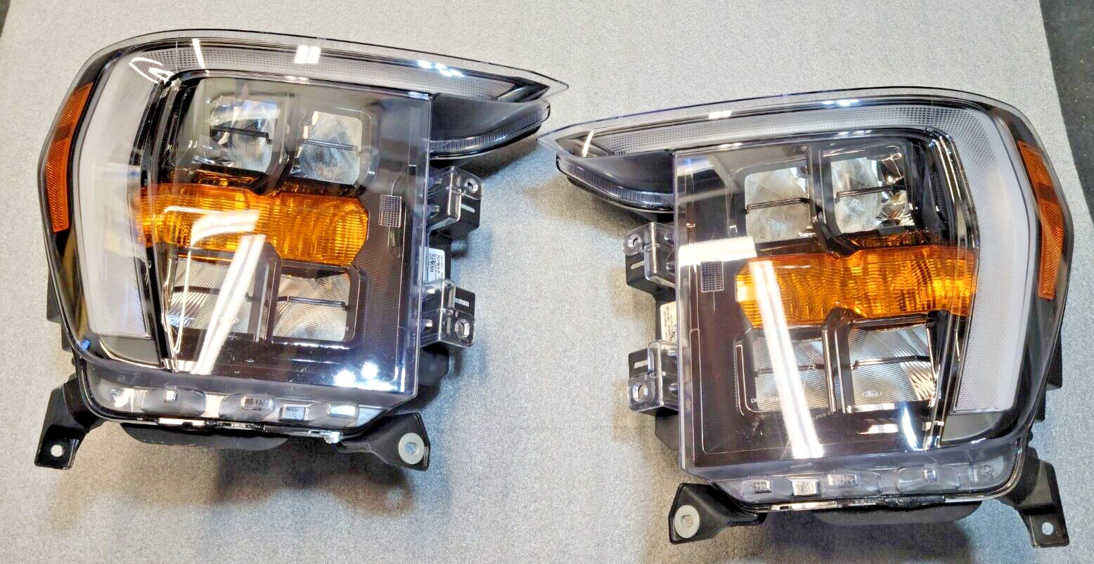 OEM 2021-23 Ford Tremor F150 Quad LED LH & RH Headlight w/Ballast: NL34-13E014/5