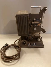 Keystone Projector Model L-8, 8 mm, Oiled,Tested,Lights,Parts or Repair