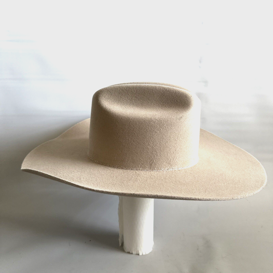 Cavender's Western Cowboy Wool Hat Khaki Size 6 7/8" Genuine 100 Felt Waco, Tx eBay