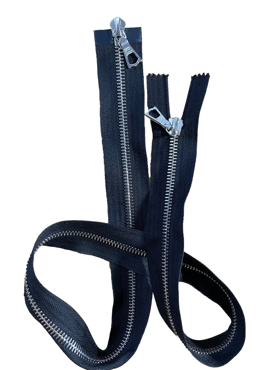RiRi Zipper m6, 2-Way Separating End Nickel Black 2110