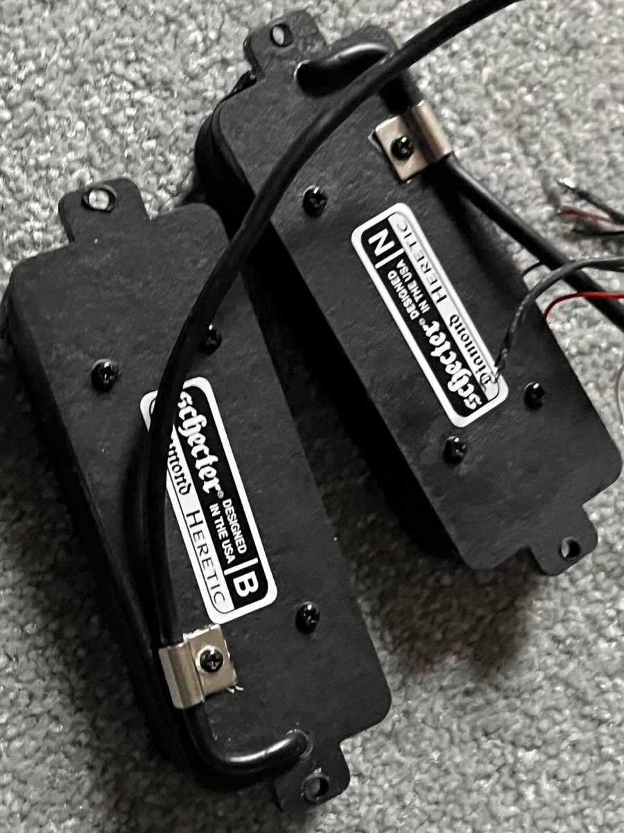 Set Schecter Diamond Heretic J-Bucker bass pickups Elite | eBay