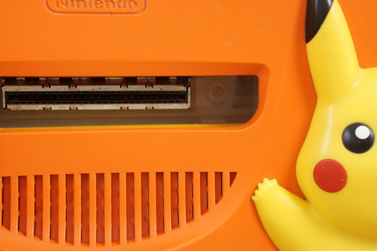 Nintendo 64 PIKACHU Console System Orange wz Expansion pak