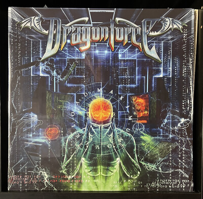 DRAGONFORCE - MAXIMUM OVERLOAD LP BLUE VINYL NEW SEALED RARE