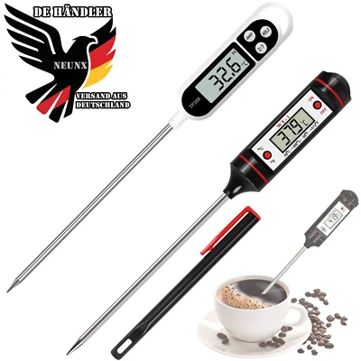 NEUNX Bratenthermometer Digital Fleischthermometer Thermometer BBQ Grill Fleisch Küche