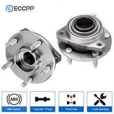 Pair Front Wheel Hub Bearings For Pontiac G6 Chevrolet Malibu 2005 2006 2007