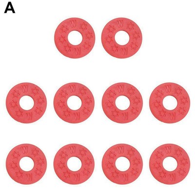 10pcs Rubber Guitar Strap Locks Blocks For Acoustic Electric Guitar Bass Hot~