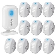 918ft Long Range Wireless Motion Infrared Sensor Alarm Entry DoorBell Welcome US