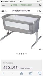 calidoo bedside crib