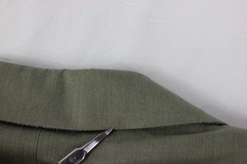 Ermenegildo Zegna Mens Blazer 44L Green Wool Silk 2 Button Ventless Suit Jacket - 第 15/19 張圖片