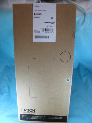 GENUINE EPSON T47XA WHITE INK CARTRIDGE SURECOLOR SC-F3070 Exp 2024 | eBay
