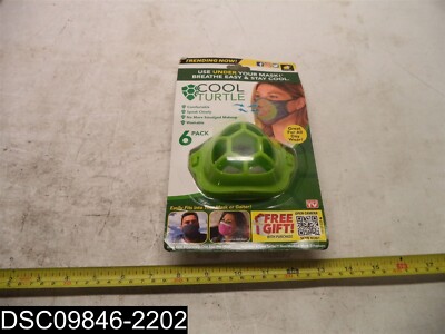 QTY=6: As Seen On TV Green Cool Turtle Mask Enhancer | eBay
