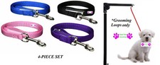 4 Top Performance DOG NYLON Grooming LOOP RESTRAINT NOOSE for Table Arm Bath 18"