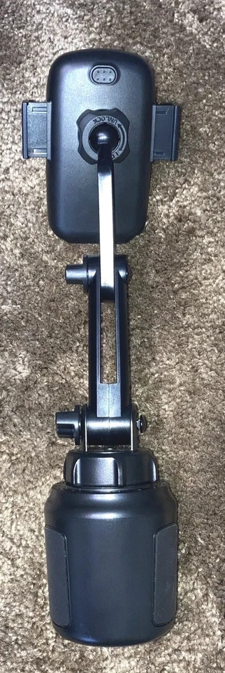 New 13" Tall Cup Holder Phone Mount Car 2 in 1 Car Cup Phone Holder Adjustable - Image 3 of 4