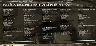 Oasis ‎– Complete Single Collection '94-'05 - 25 CDs BoxSet Japan