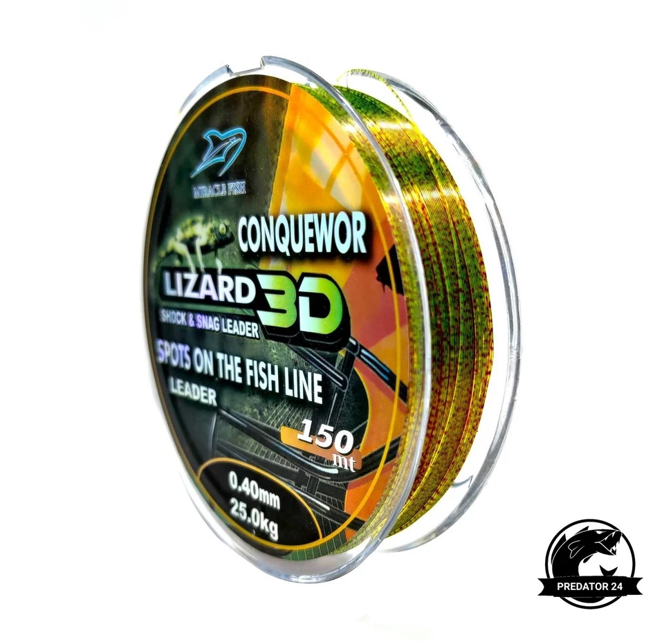 Angelschnur Miracle Lizard 3D Line Camo Feederschnur Karpfenschnur Monofil