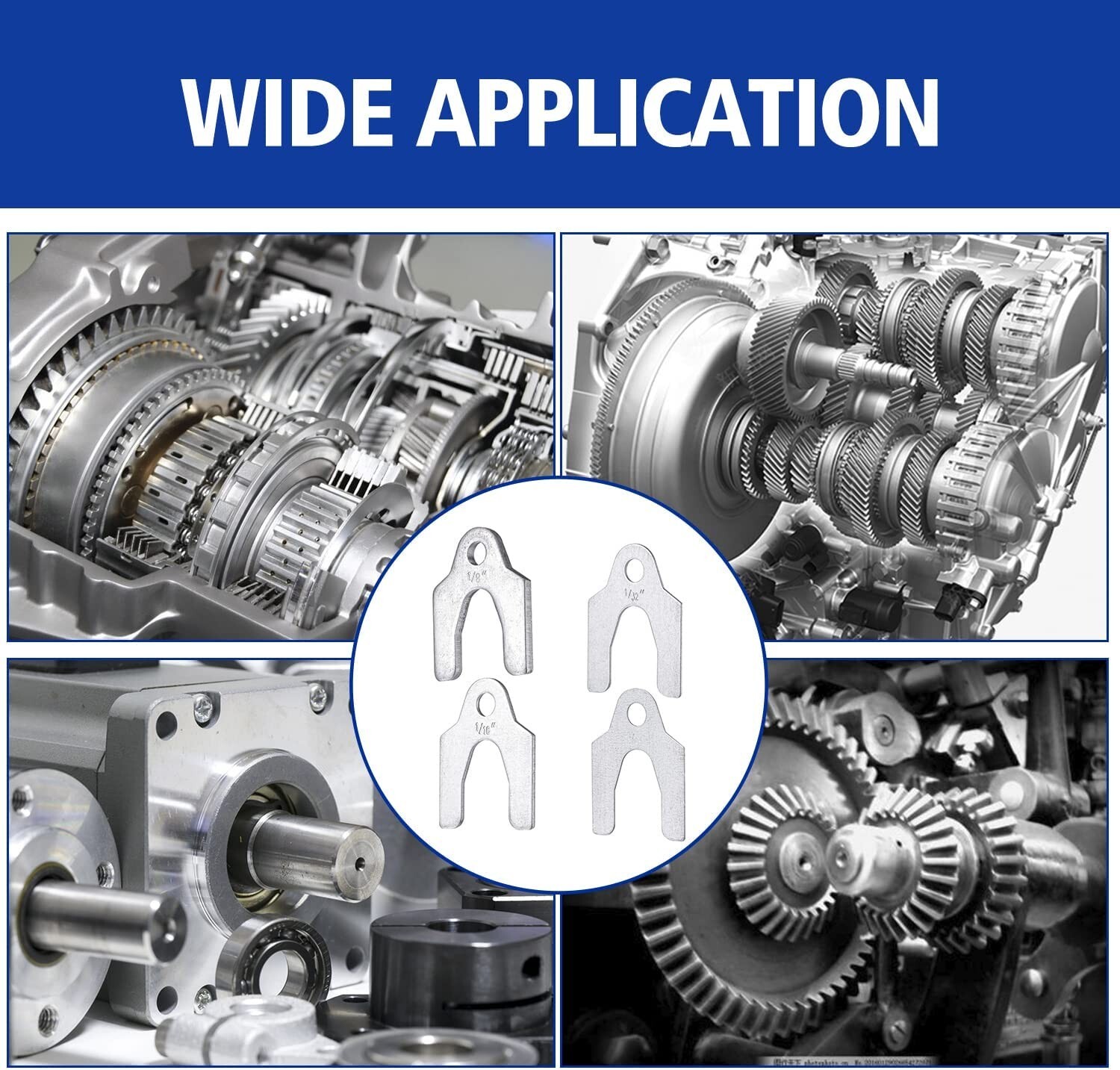 144x Car Auto Alignment Body Shim Spacers Assortment Kit Camber Caster