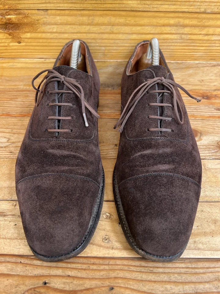 Zapatos de vestir Oxford JM Weston 300 de gamuza con puntera talla UK 7 E / US 8 Foto 2 de 4