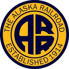 The Alaska railroad sticker weatherproof bumper vinyl decal