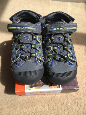 Pablosky Blue Sandals Shoes Size UK 13 Euro 32