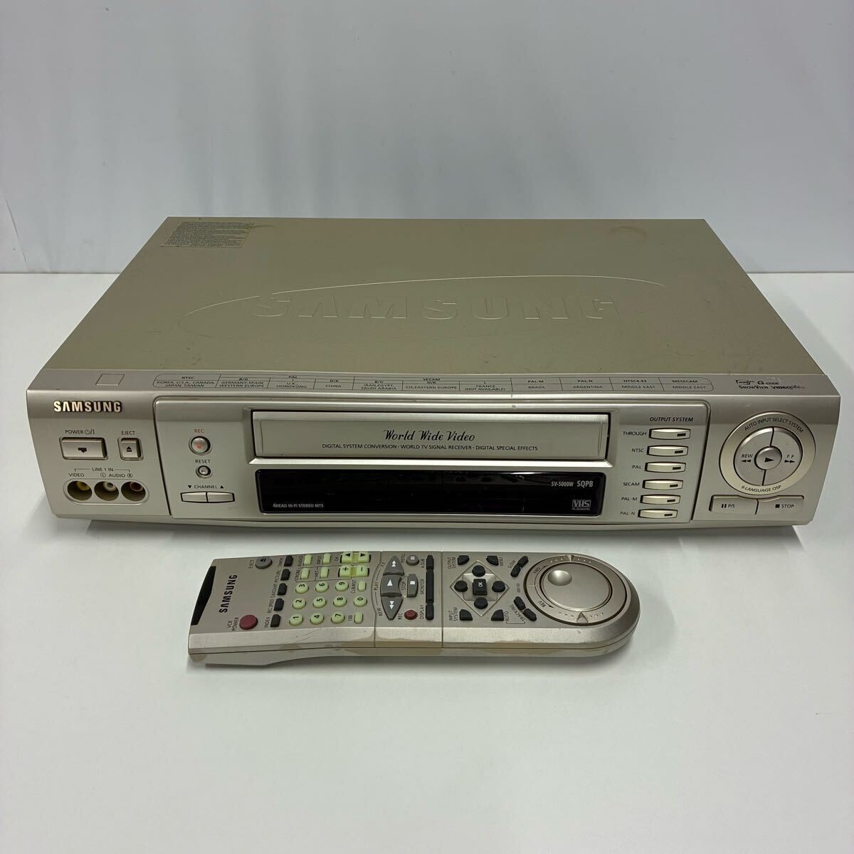 ワールドワイド ビデオデッキ SAMSUNG SV-5000W ワールドワイド ビデオデッキ SAMSUNG SV-5000W - メルカリ