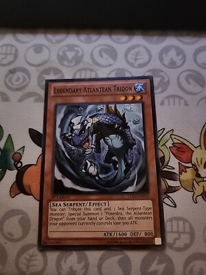 Yugioh! Legendary Atlantean Tridon - LTGY-EN033 - Common - 1st Edition Near Mint