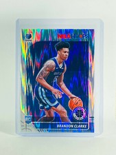 2019-20 Panini Hoops Premium Stock Brandon Clarke RC Variation Flash #217