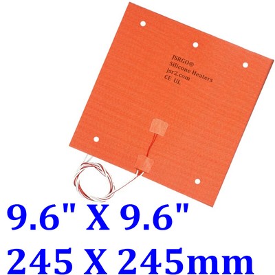 9.6'' X 9.6'' 245 X 245mm 24V 300W Ultimaker Clone CL260 3D Printer Heatbed Heater