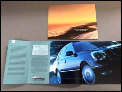 2003 Lexus 26-page Sales Brochure Catalog LS430 ES300 SC430 RX300