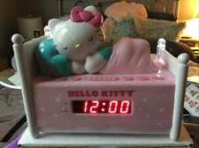 Hello kitty child's Clock radio, alarm clock And nightlight