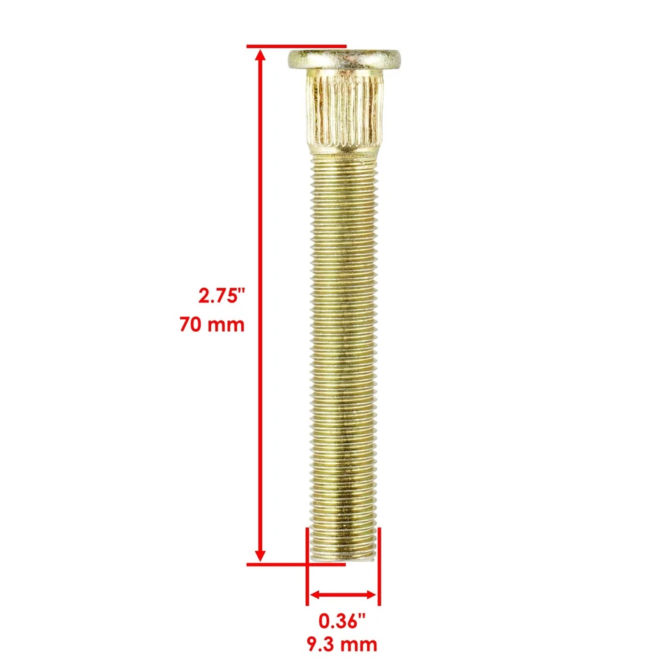 Front Wheel Hub And Studs for Polaris RZR 800 EFI 2010 2011 2012 2013 2014 - Image 3 of 4