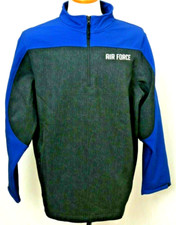 USAF United States US Air Force Colosseum Cubicle 1/4 Zip Pullover Jacket Mens L
