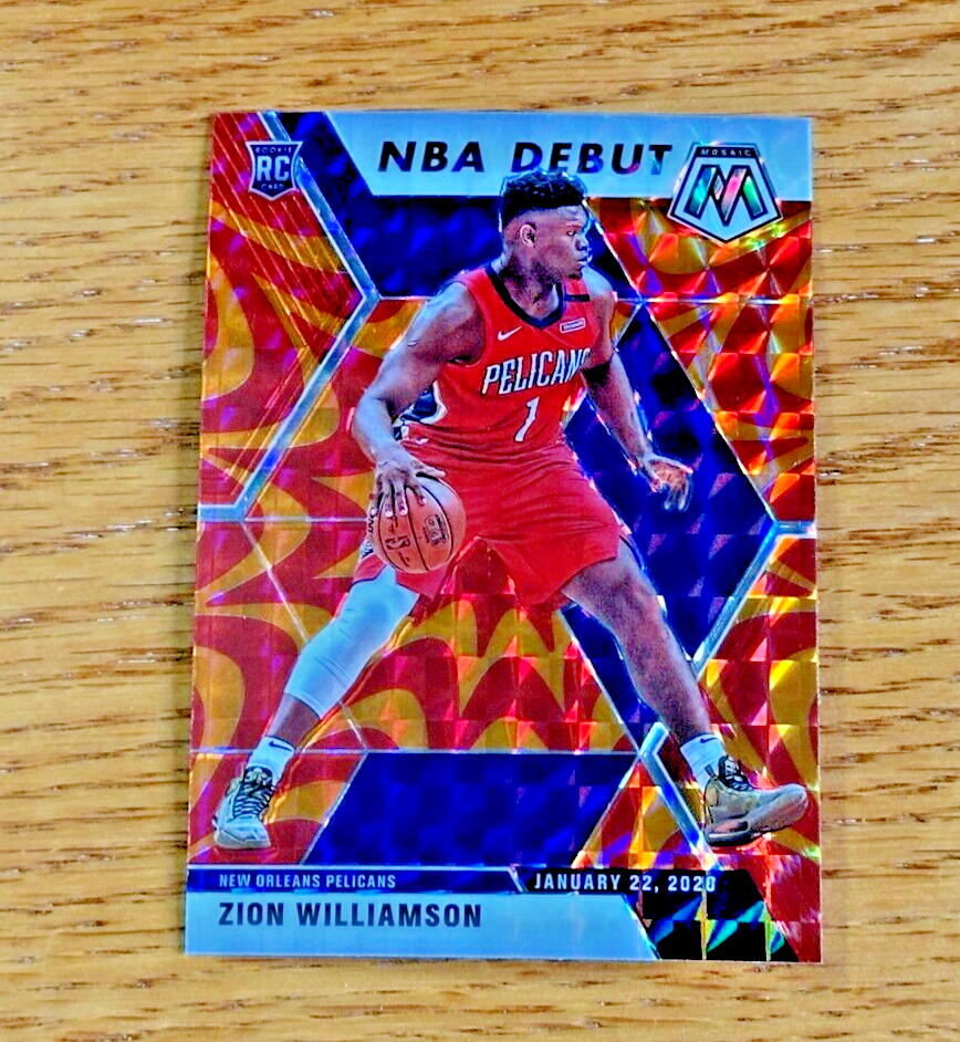 ZION WILLIAMSON 2019-20 Panini Mosaic #269 Debut Rookie RC