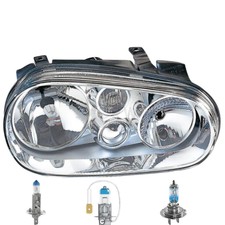 Scheinwerfer rechts inkl. OSRAM Lampen H7 H1 H3 mit Nebel für VW Golf IV 1J1 1J5