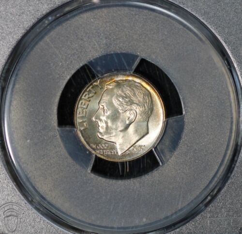 (4) PCGS Roosevelt Dimes - 1951-D, 1958-D, 1959 All MS-66 - 1959-D MS-65+FB - Picture 2 of 10