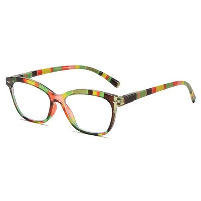 Blue Light Blocking Glasses Lady Computers Flat Lenses Eyeglass Reading Fatigue