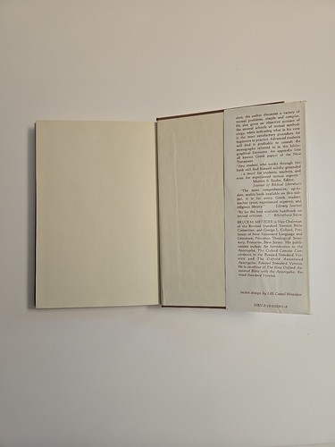 The Text of the New Testament hardcover by Bruce Manning Metzger 1968 2nd Editio - Picture 18 of 18